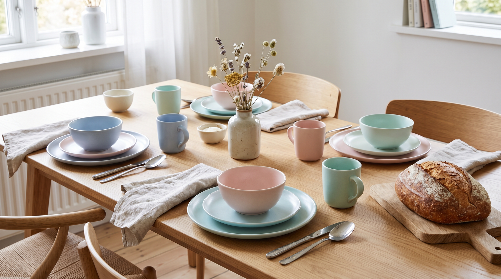 Best Pastel Dinnerware for an Elegant Everyday Table | Nordic Table Style