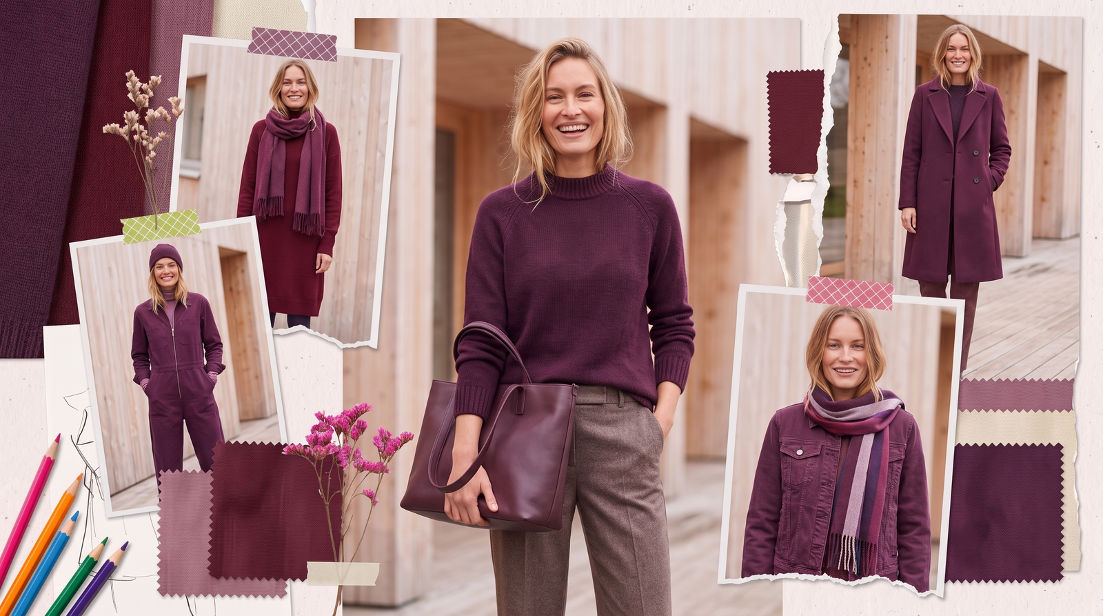 Nordic Chic: 10 Trendy Ways to Wear Plum Crush for Effortless Everyday Style
